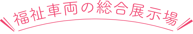 福祉車両の総合展示場