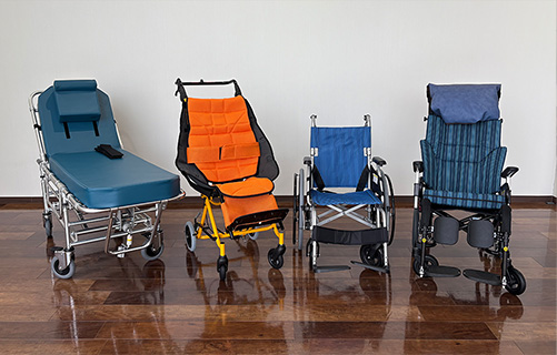 車いす・ストレッチャーのご用意もございます